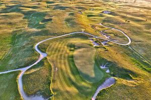 Prairie Club (Dunes) 16th Green Aerial